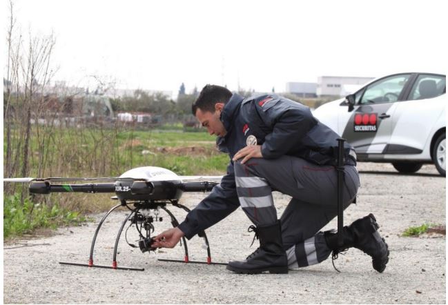 Sogama refuerza su servicio de vigilancia industrial con drones