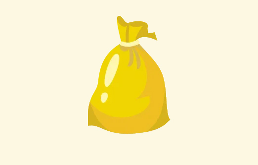 Bolsa amarela