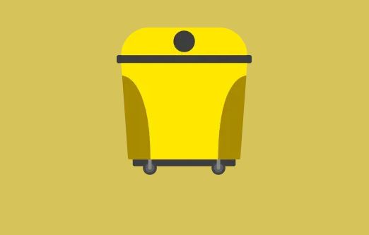 Contedor amarelo