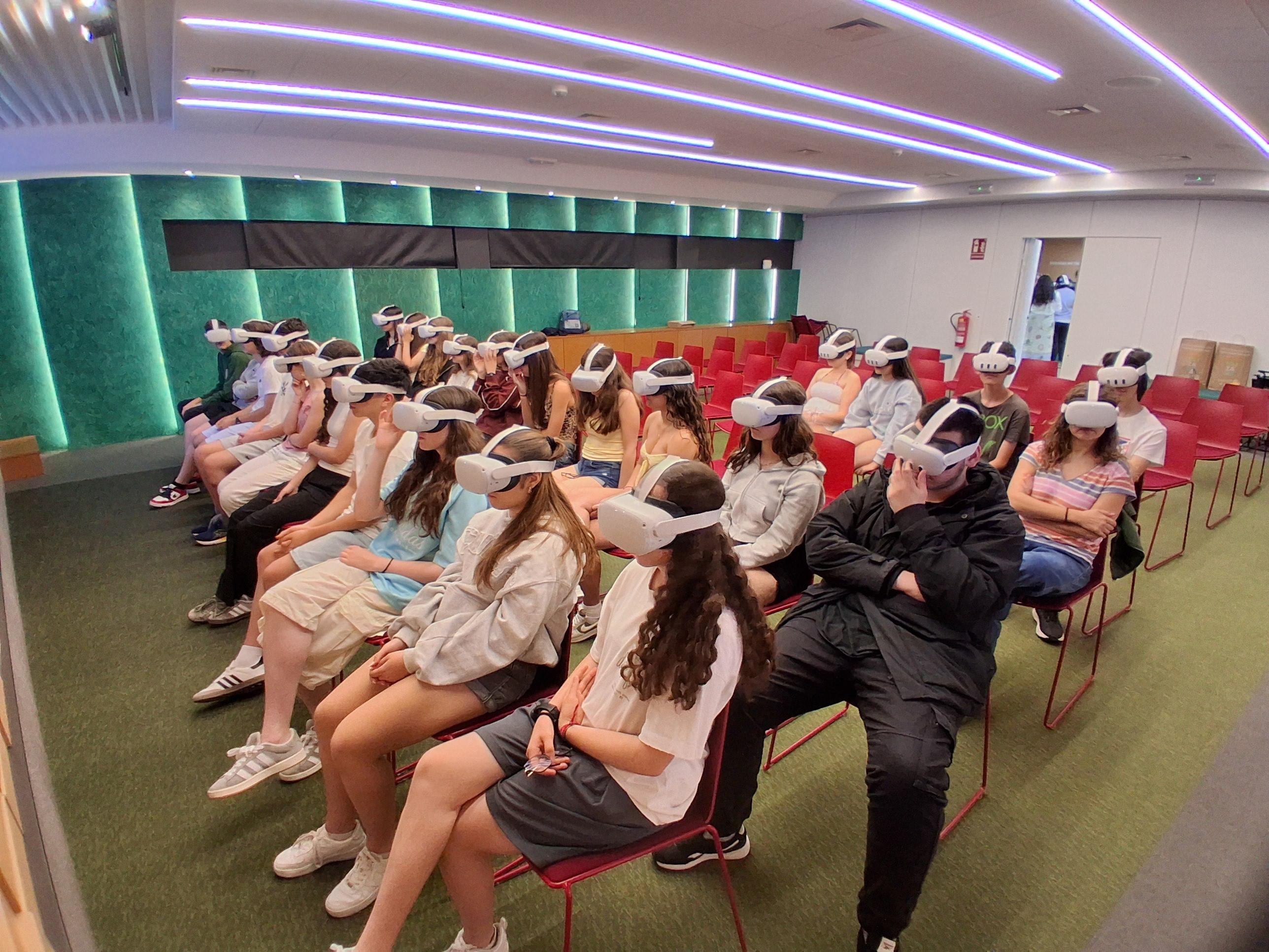 Visita virtual con gafas inmersivas