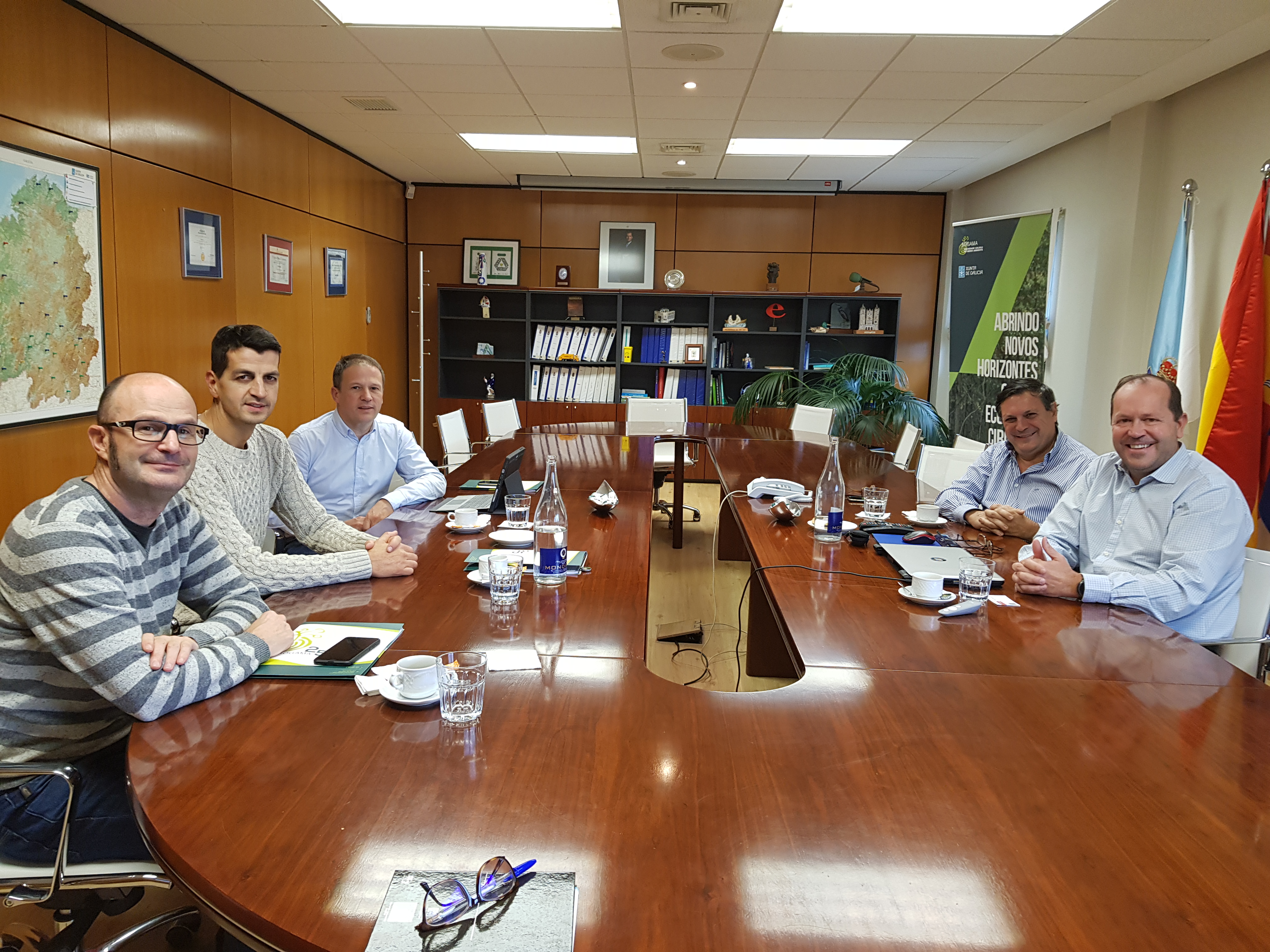 Personal del Departamento de Medio Ambiente de FINSA efectúa una visita guiada a Sogama Personal del Departamento de Medio Ambiente de FINSA efectúa una visita guiada a Sogama