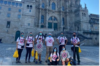 Concluye “El Camino al Revés”, iniciativa que pretende evitar la basuraleza en el Camino de Santiago Concluye “El Camino al Revés”, iniciativa que pretende evitar la basuraleza en el Camino de Santiago