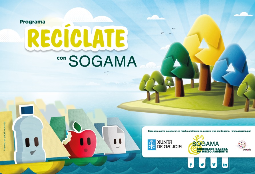 Arranca la edición 2019-2020 del programa "Recíclate con Sogama" en 25 centros educativos Arranca la edición 2019-2020 del programa "Recíclate con Sogama" en 25 centros educativos