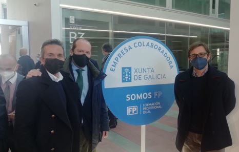 Reconocimiento de la Xunta a las empresas colaboradoras con la FP dual, entre las que figura Sogama