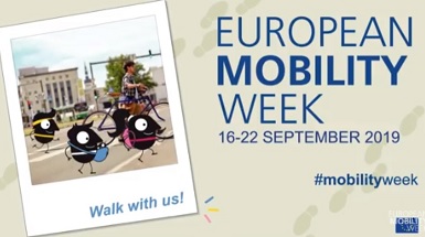 "Camina con Nosotros", lema de la Semana Europea de la Movilidad 2019