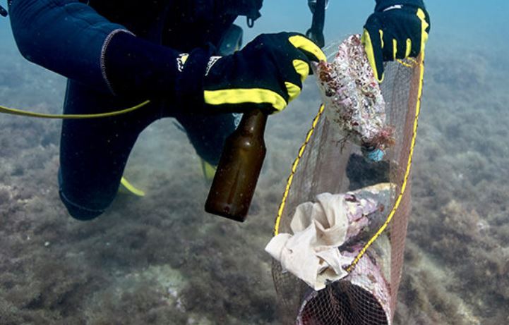 La VII Gran Limpieza Internacional de Fondos Marinos logra retirar cerca de 9 toneladas de basura