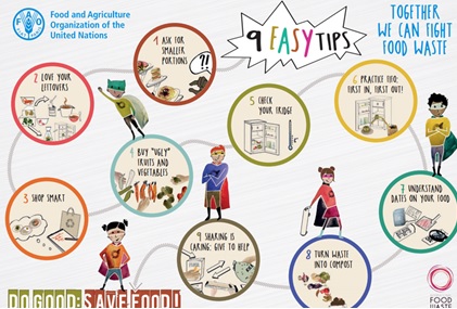 Nueve consejos de la FAO para no desperdiciar alimentos durante la crisis del coronavirus Nueve consejos de la FAO para no desperdiciar alimentos durante la crisis del coronavirus