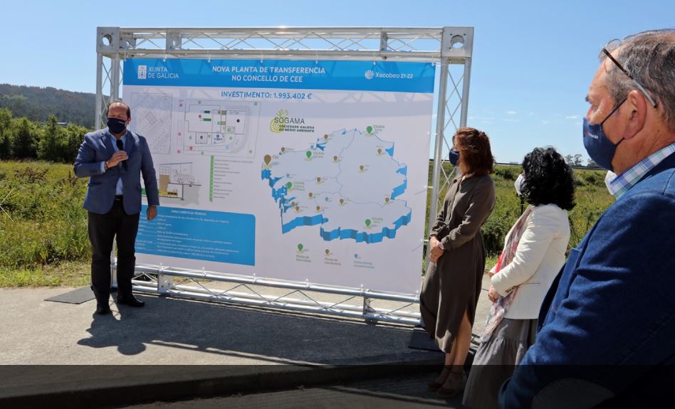 La Xunta licita las obras de la nueva planta de transferencia de Cee, con capacidad para 12.000 t