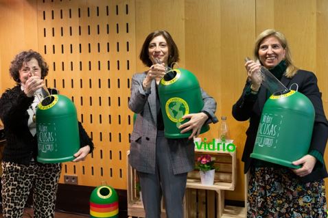 Cada gallego recicló en 2021 medio kg más de envases de vidrio, hasta alcanzar un promedio de 18,8 kg
