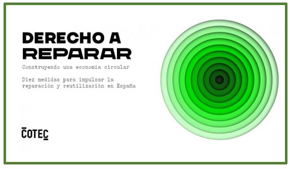 La Fundación COTEC propone diez medidas para impulsar el ‘Derecho a reparar’ 