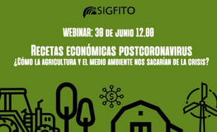 Webinar de SIGFITO sobre el papel de la agricultura y el medio ambiente en la reactivación económica Webinar de SIGFITO sobre el papel de la agricultura y el medio ambiente en la reactivación económica