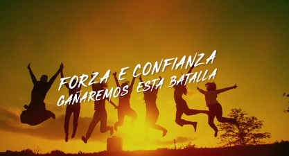 Sogama, siempre a tu lado. Fuerza y confianza. ¡Ganaremos esta batalla! Sogama, siempre a tu lado. Fuerza y confianza. ¡Ganaremos esta batalla!