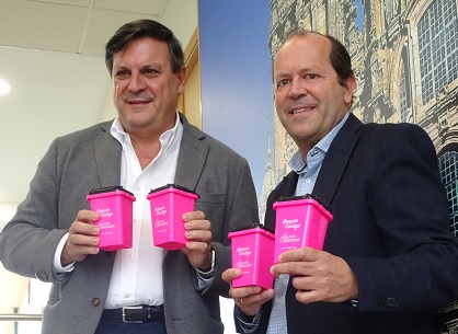 Minicontenedores rosa de Sogama para apoyar la lucha contra el cáncer de mama Minicontenedores rosa de Sogama para apoyar la lucha contra el cáncer de mama