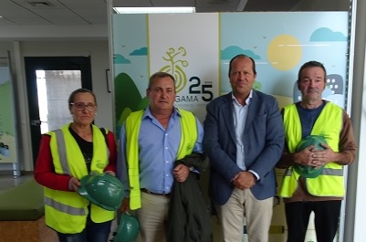 Sogama y A Guarda estrechan la colaboración en materia de reciclaje y compostaje Sogama y A Guarda estrechan la colaboración en materia de reciclaje y compostaje