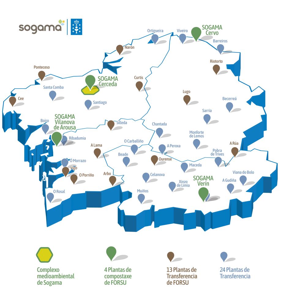 Mapa de infraestruturas