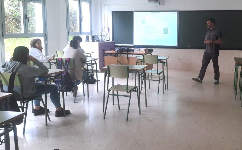 Momento da charla