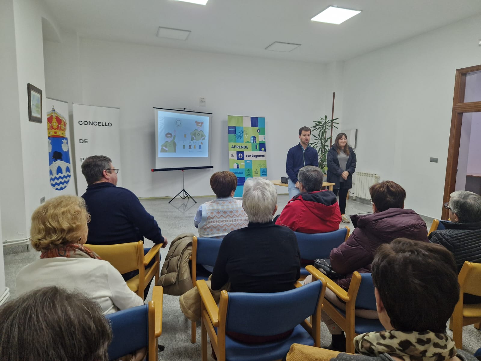 Un dos momentos da sesión formativa en Paderne