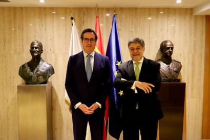 Antonio Garamendi y José Pérez
