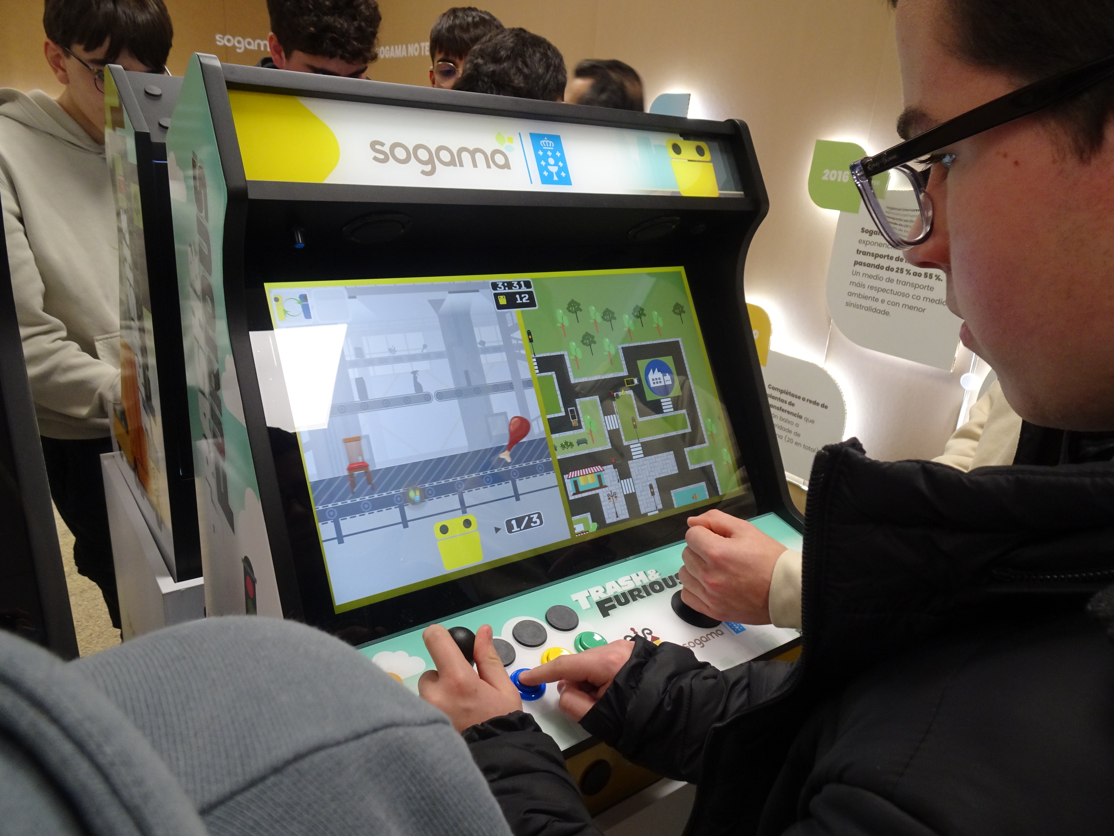Xogando coas máquinas Arcade