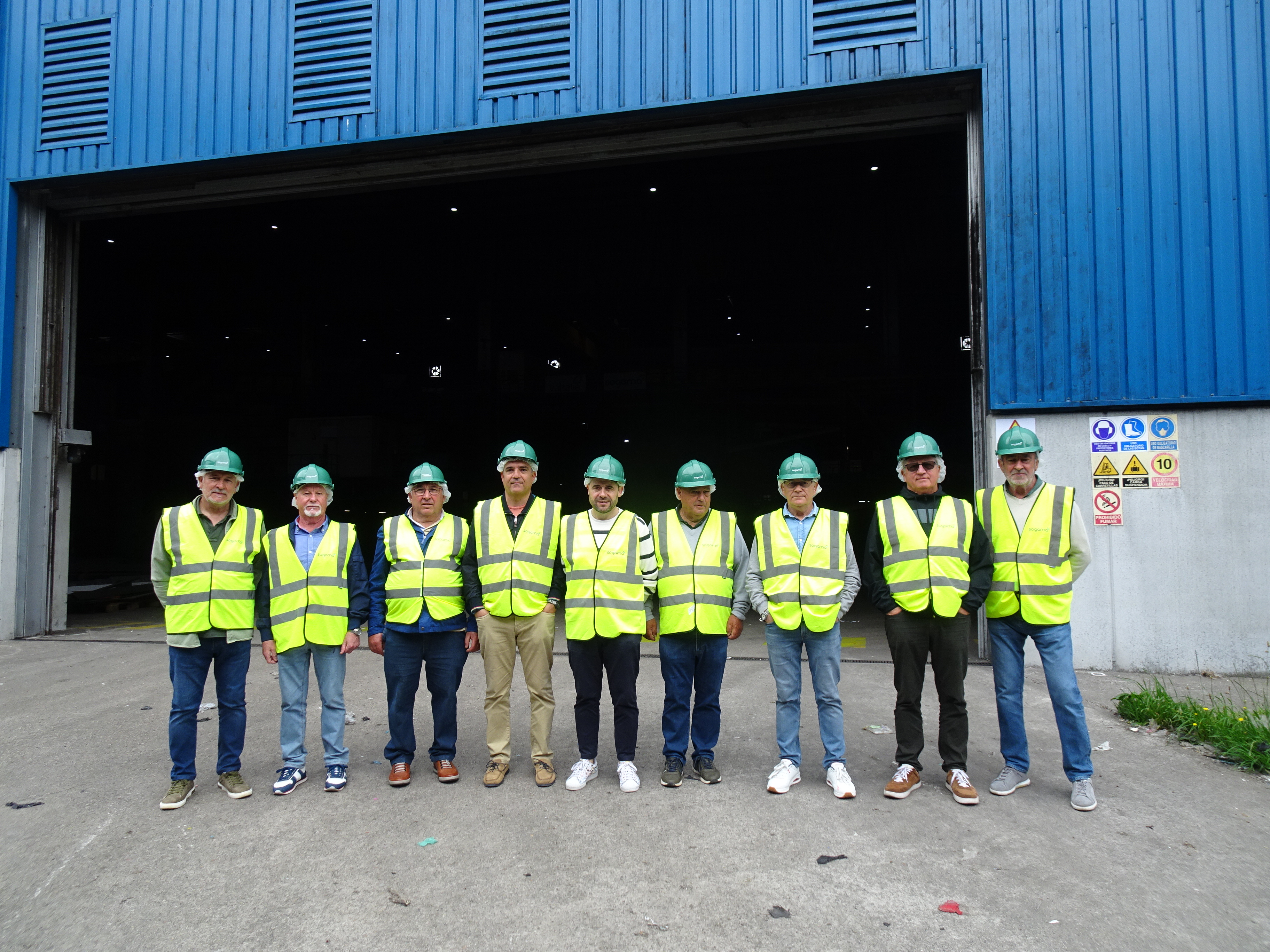 En planta de recuperación de materiales