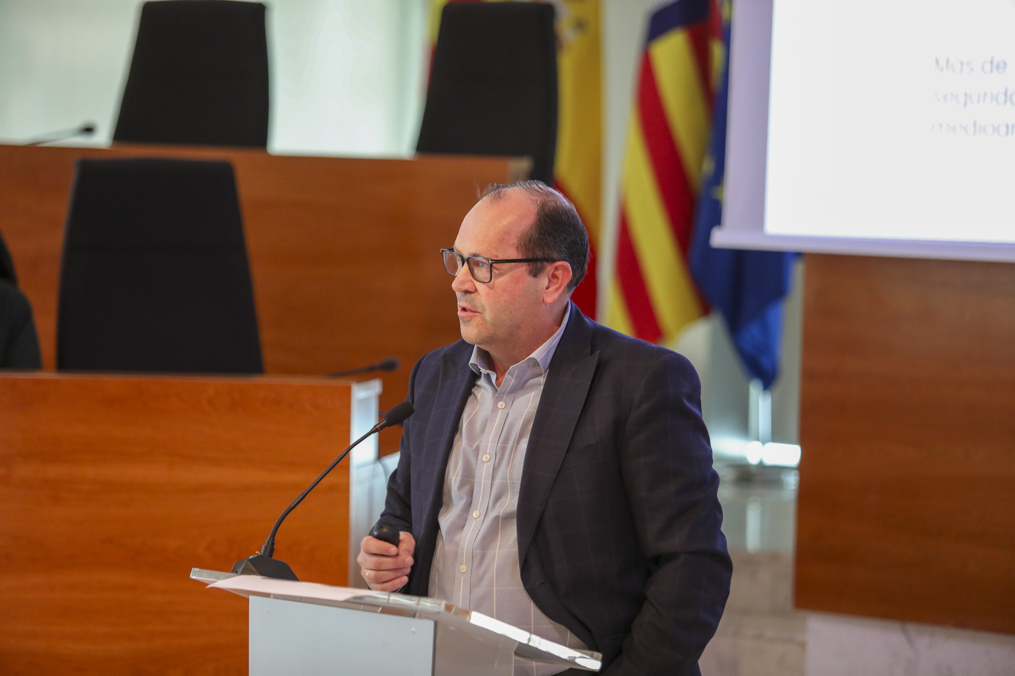 Javier Domínguez durante su intervención en 2024