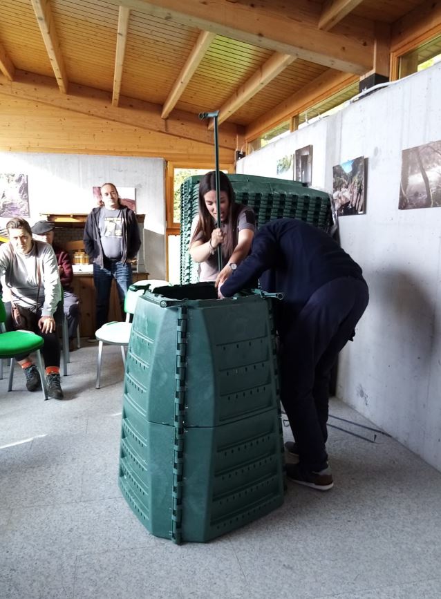 Montaje compostador