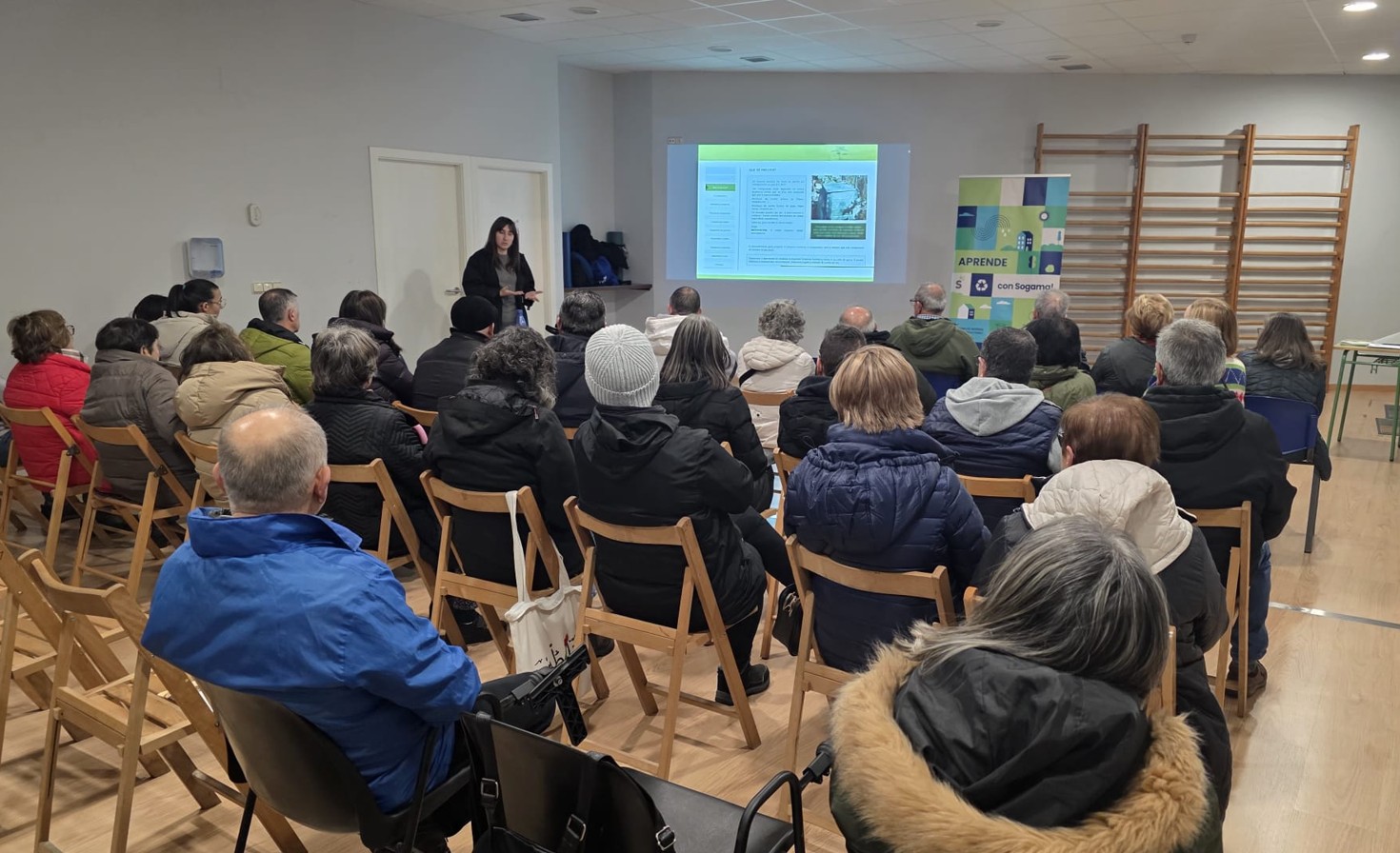 Momento de la formación en Dodro