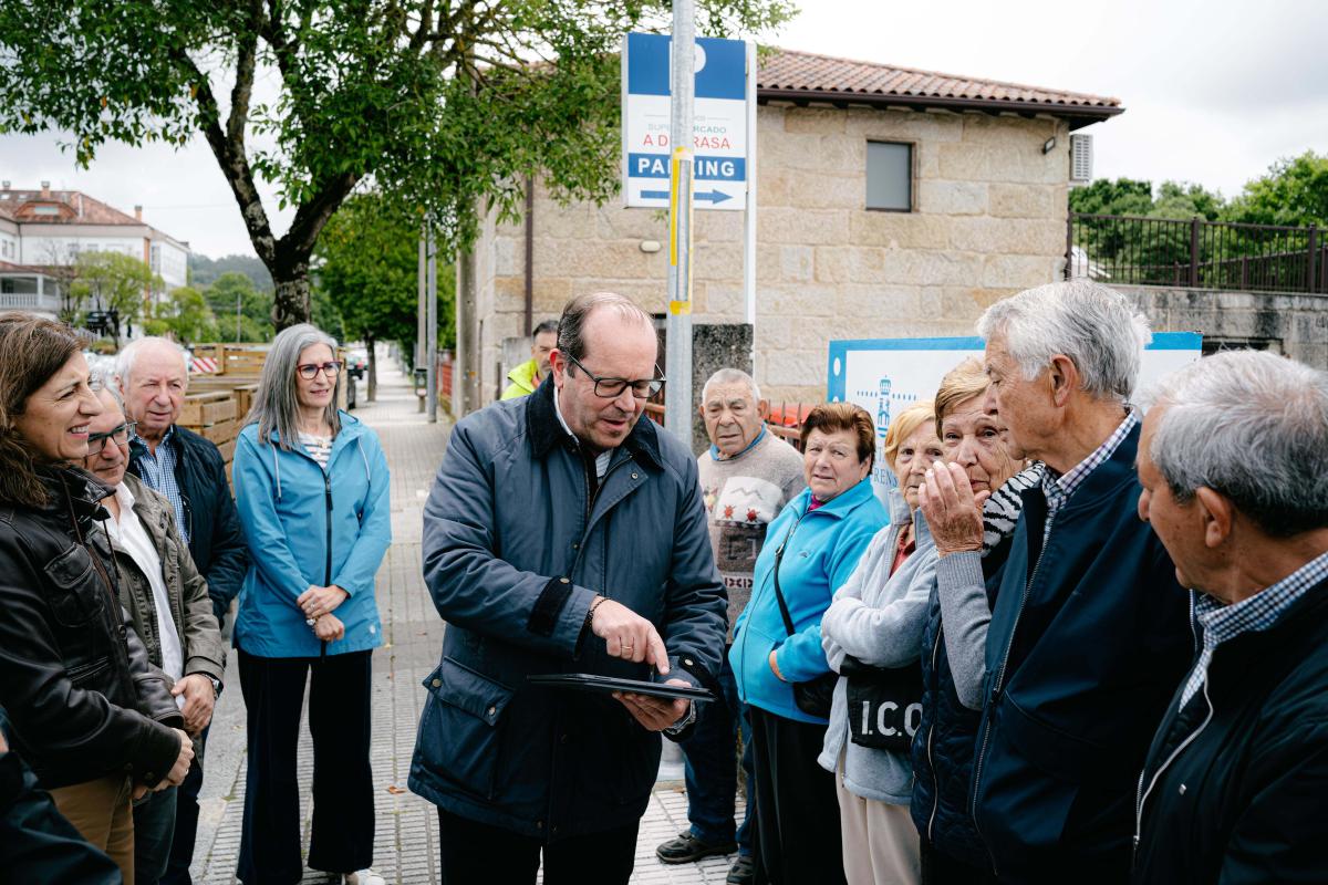 El presidente de Sogama explicando las herramientas digitales