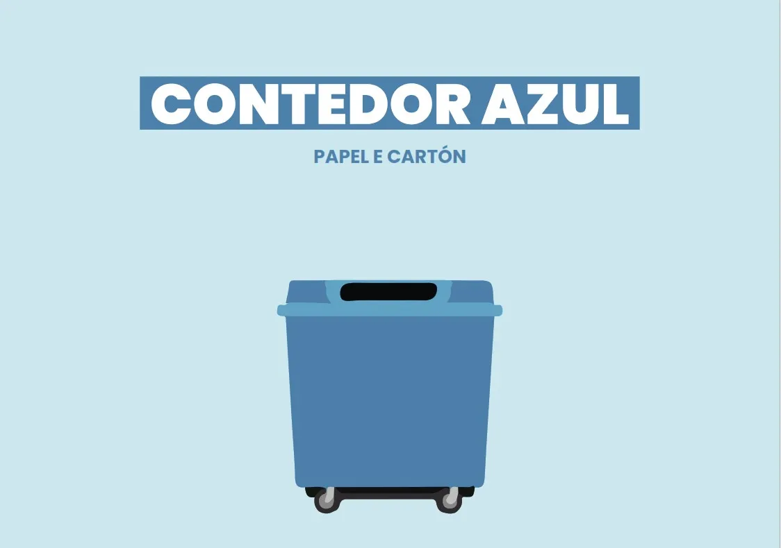 Contenedor azul