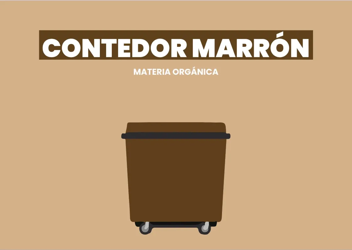 Contedor marrón