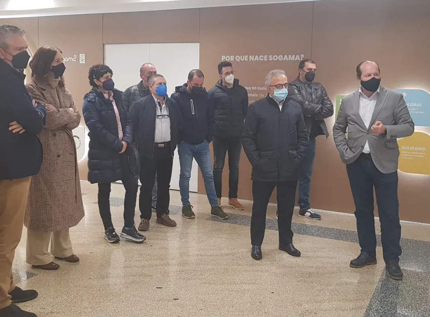 Personal de Infraestructuras y Medio Ambiente de la Diputación de Ourense conoce in situ Sogama