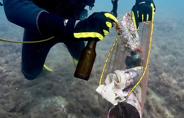 La VII Gran Limpieza Internacional de Fondos Marinos logra retirar cerca de 9 toneladas de basura