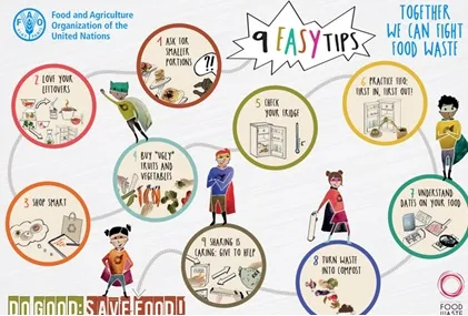 Nueve consejos de la FAO para no desperdiciar alimentos durante la crisis del coronavirus