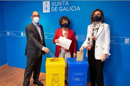 Cada gallego recicló casi 30 kg de envases ligeros y papel/cartón, 6,4 kg más que hace 5 años