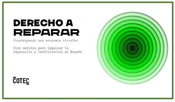 La Fundación COTEC propone diez medidas para impulsar el ‘Derecho a reparar’ 
