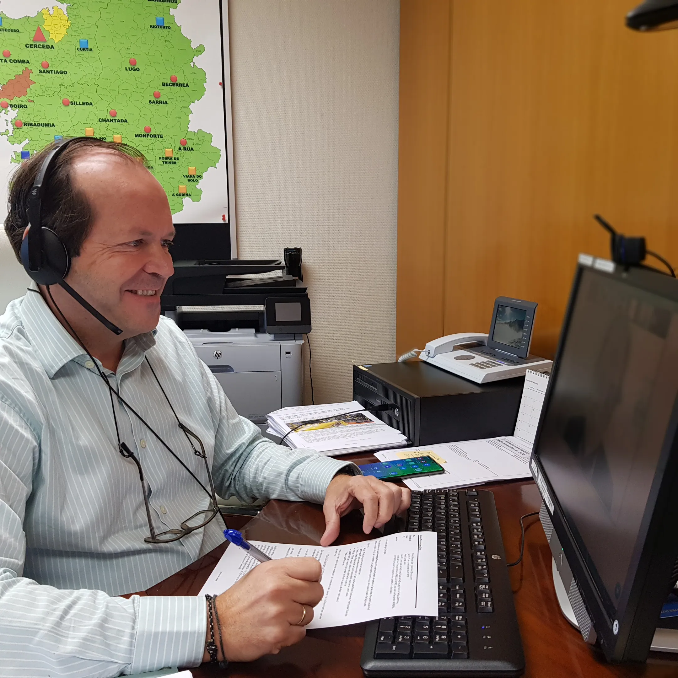 Javier Domínguez participa en la reunión constituyente del Clúster Gallego de Soluciones Ambientales y EC