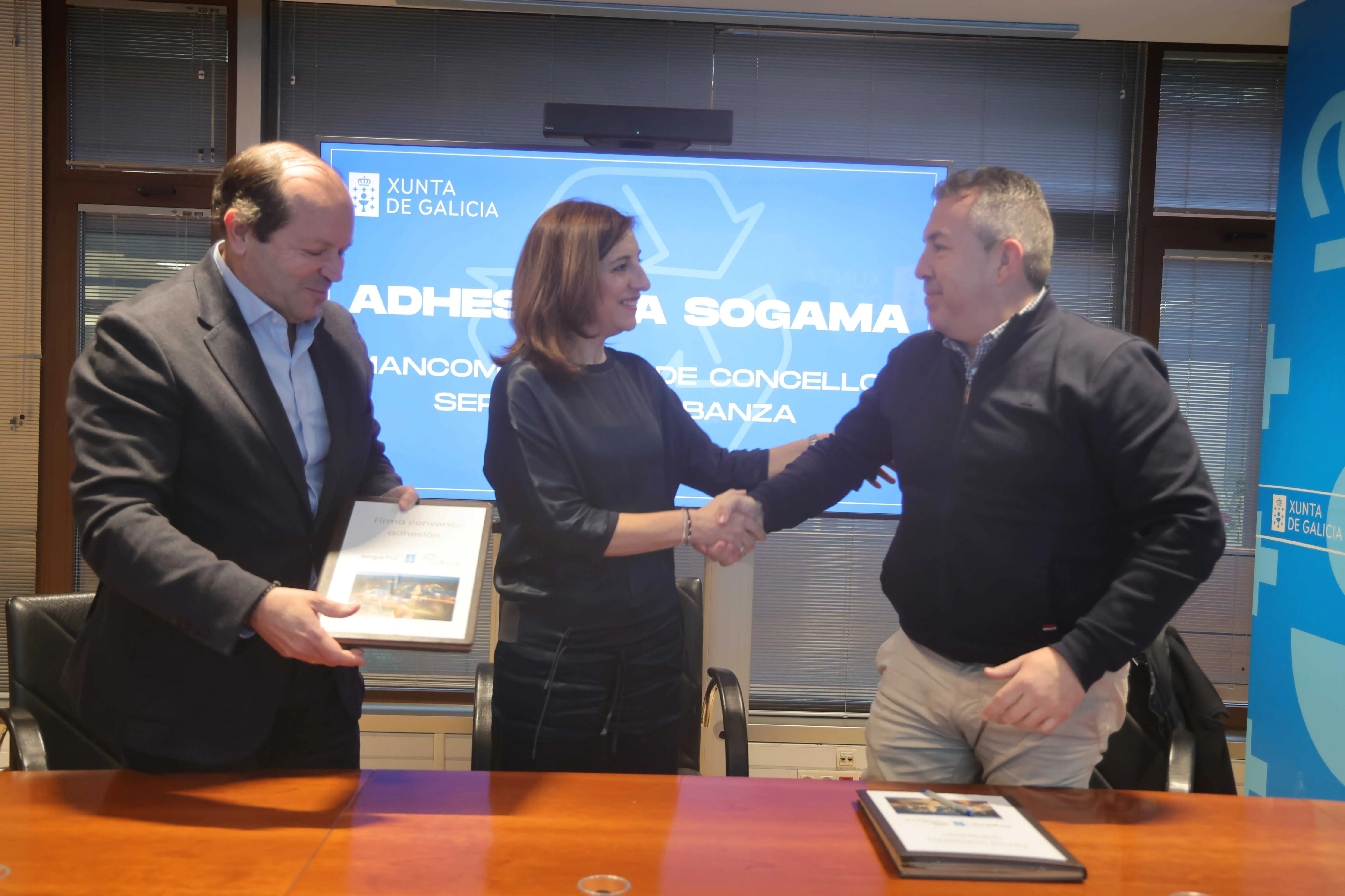 Otro de los momentos del acto