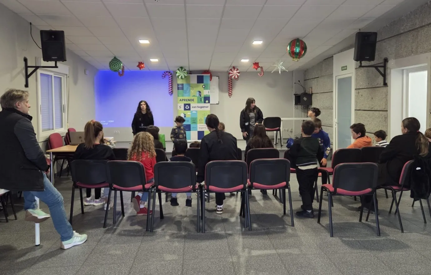 Una de las sesiones formativas en Vilar de Santos