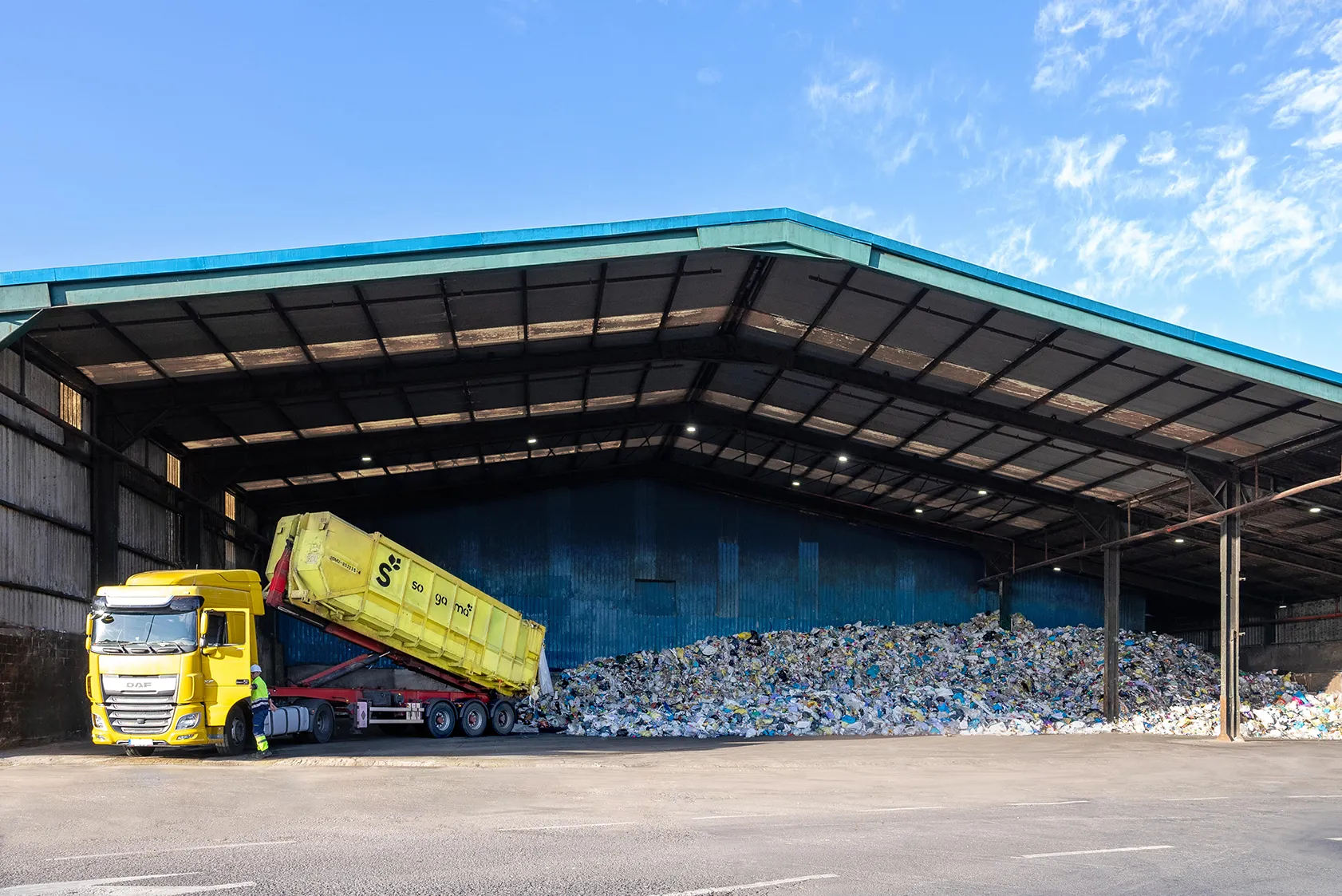 Entrada Planta de Clasificación de Envases Ligeros
