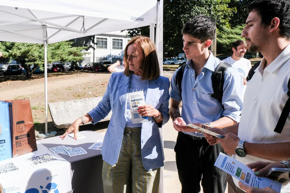 La directora xeral de Calidade Ambiental de la Xunta durante la presentación campaña